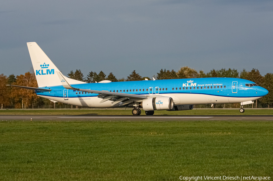 KLM - Royal Dutch Airlines Boeing 737-8K2 (PH-BXZ) | Photo 535274