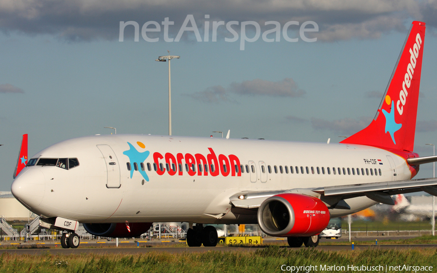 Corendon Dutch Airlines Boeing 737-804 (PH-CDF) | Photo 121108