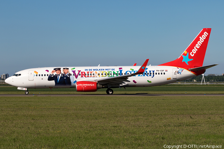 Corendon Dutch Airlines Boeing 737-804 (PH-CDF) | Photo 166147