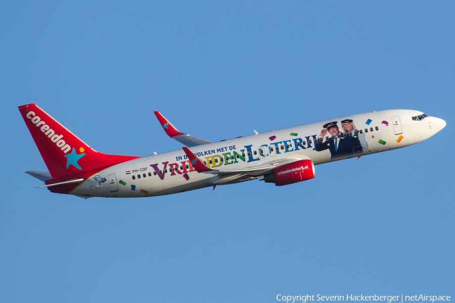 Corendon Dutch Airlines Boeing 737-804 (PH-CDF) | Photo 190144