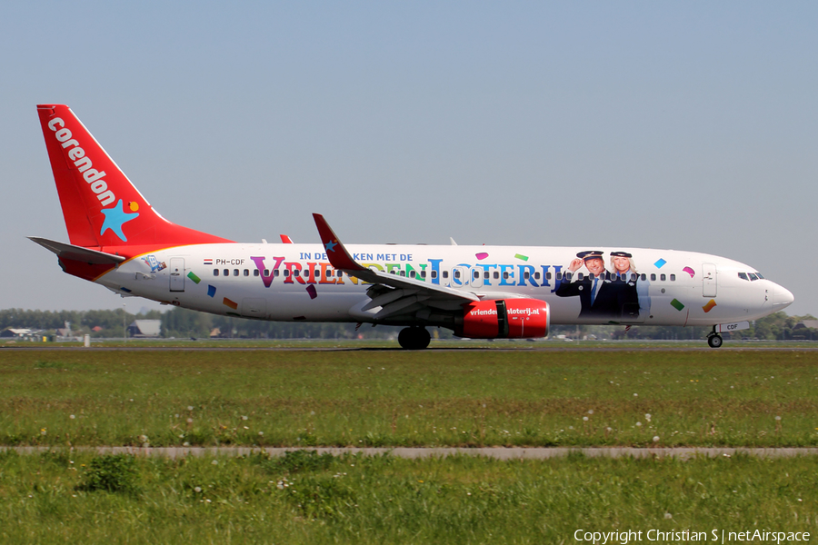 Corendon Dutch Airlines Boeing 737-804 (PH-CDF) | Photo 243123