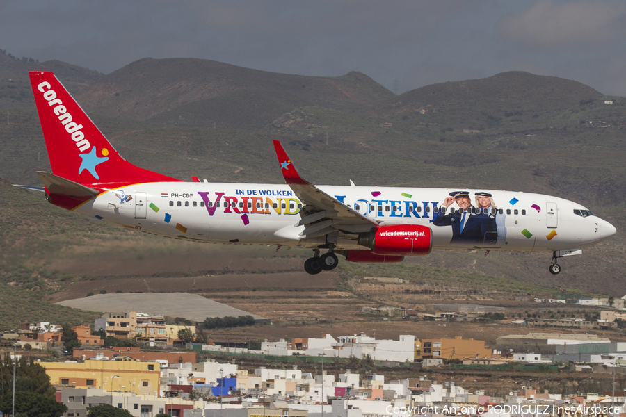 Corendon Dutch Airlines Boeing 737-804 (PH-CDF) | Photo 154757