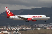 Corendon Dutch Airlines Boeing 737-804 (PH-CDF) at  Gran Canaria, Spain