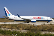 Corendon Dutch Airlines Boeing 737-86J (PH-CDG) at  Rhodes, Greece