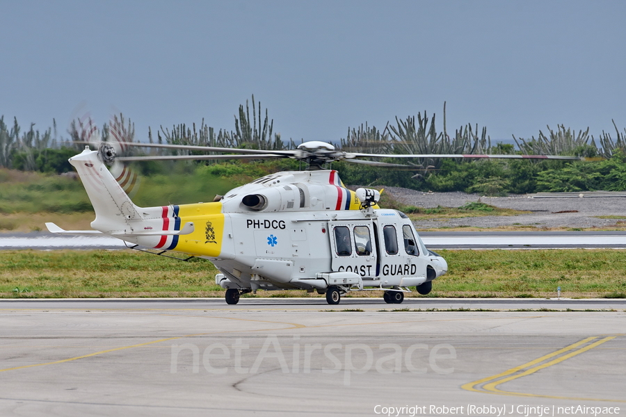 Dutch Caribbean Coast Guard AgustaWestland AW139 (PH-DCG) | Photo 157320