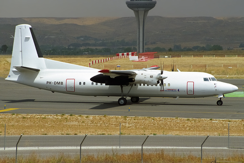 Air Nostrum Fokker 50 (PH-DMB) at  Madrid - Barajas, Spain
