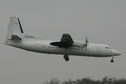 VLM Airlines Fokker 50 (PH-DMS) at  Luxembourg - Findel, Luxembourg