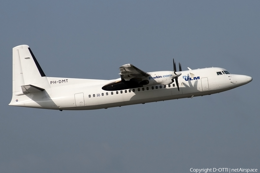 VLM Airlines Fokker 50 (PH-DMT) | Photo 158524