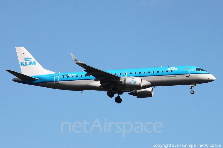 KLM Cityhopper Embraer ERJ-190STD (ERJ-190-100STD) (PH-EXA) | Photo 50517