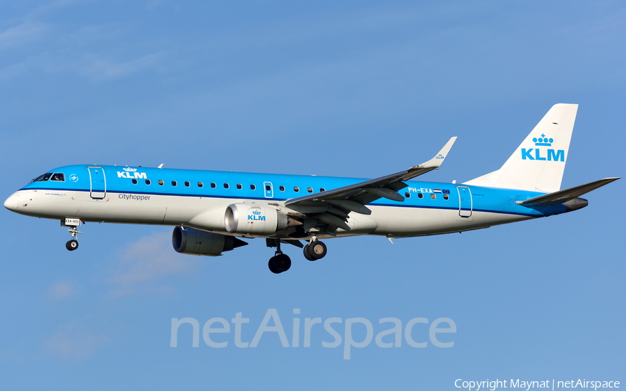 KLM Cityhopper Embraer ERJ-190STD (ERJ-190-100STD) (PH-EXA) | Photo 215451
