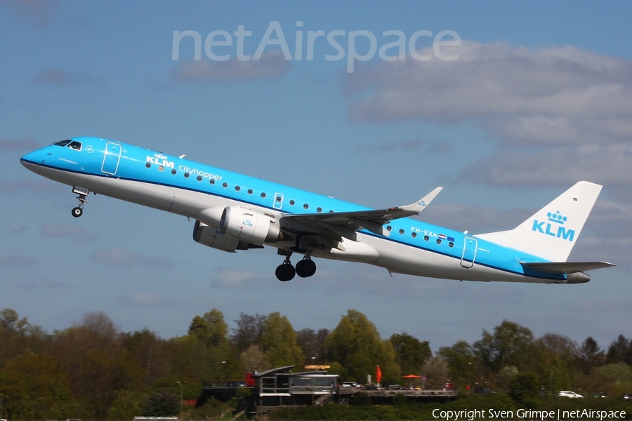 KLM Cityhopper Embraer ERJ-190STD (ERJ-190-100STD) (PH-EXA) | Photo 508722