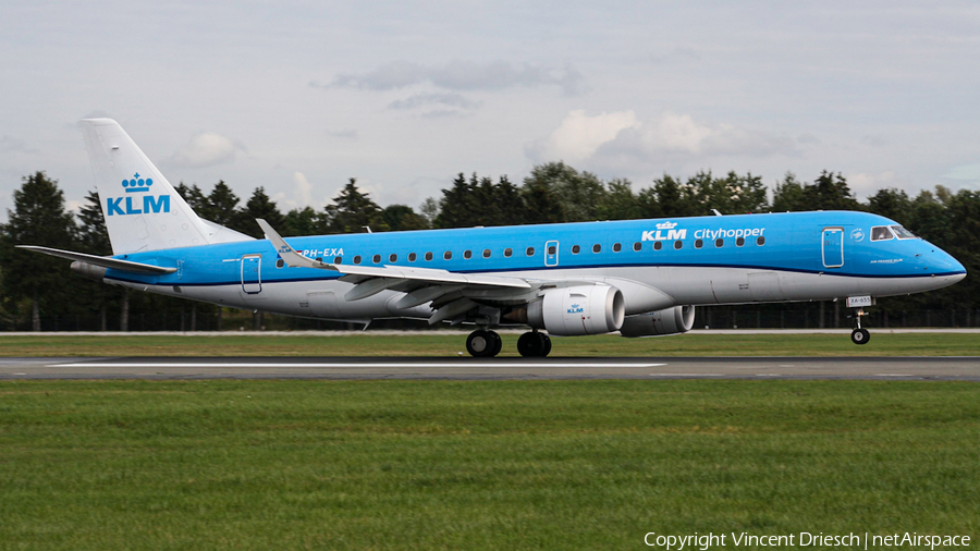 KLM Cityhopper Embraer ERJ-190STD (ERJ-190-100STD) (PH-EXA) | Photo 529103