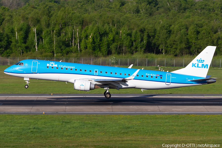 KLM Cityhopper Embraer ERJ-190STD (ERJ-190-100STD) (PH-EXA) | Photo 678444