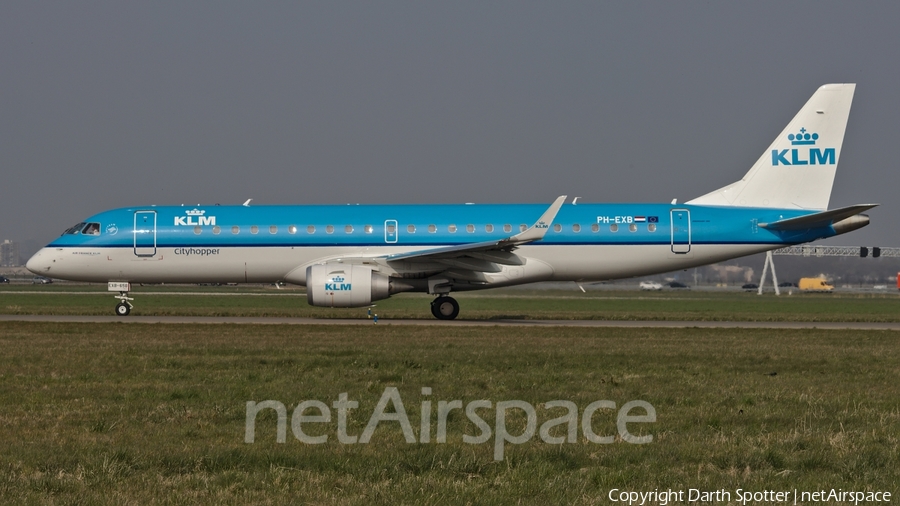 KLM Cityhopper Embraer ERJ-190STD (ERJ-190-100STD) (PH-EXB) | Photo 228371