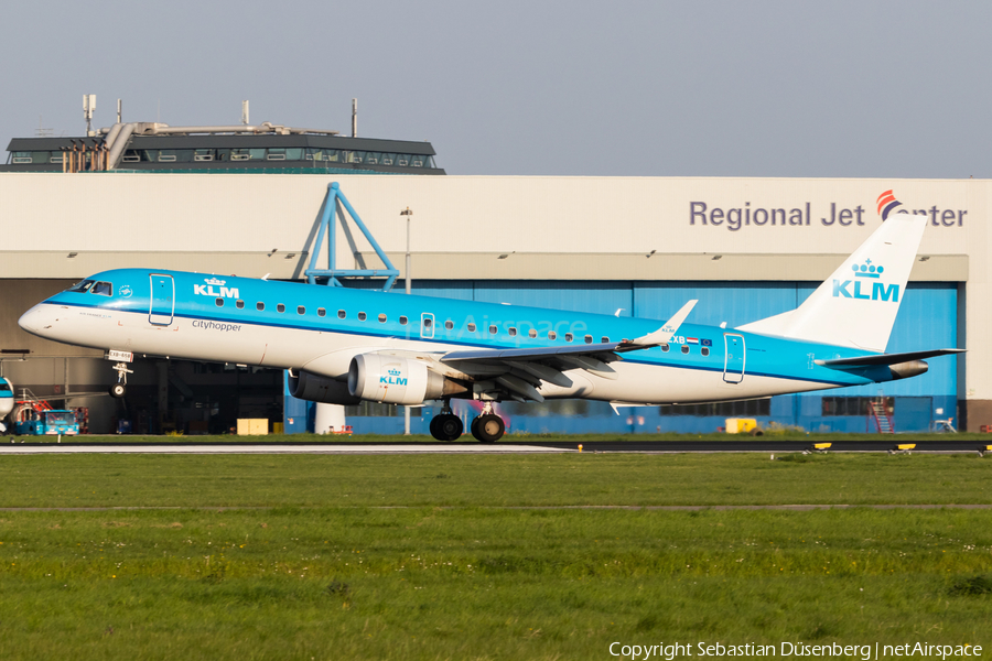 KLM Cityhopper Embraer ERJ-190STD (ERJ-190-100STD) (PH-EXB) | Photo 320062