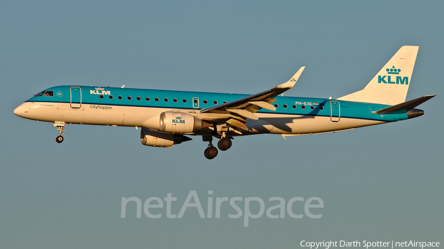 KLM Cityhopper Embraer ERJ-190STD (ERJ-190-100STD) (PH-EXC) | Photo 359055