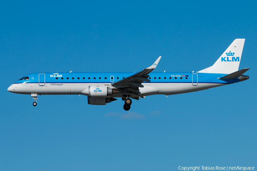 KLM Cityhopper Embraer ERJ-190STD (ERJ-190-100STD) (PH-EXC) | Photo 325258