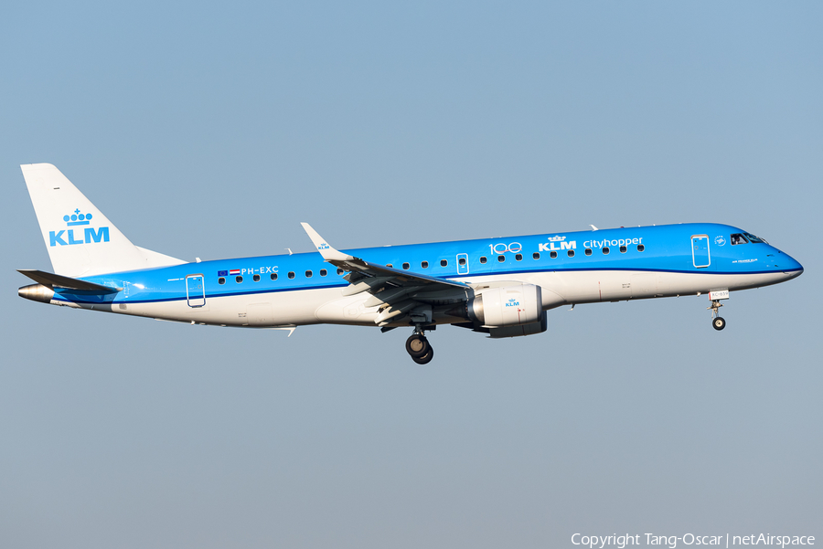 KLM Cityhopper Embraer ERJ-190STD (ERJ-190-100STD) (PH-EXC) | Photo 471543