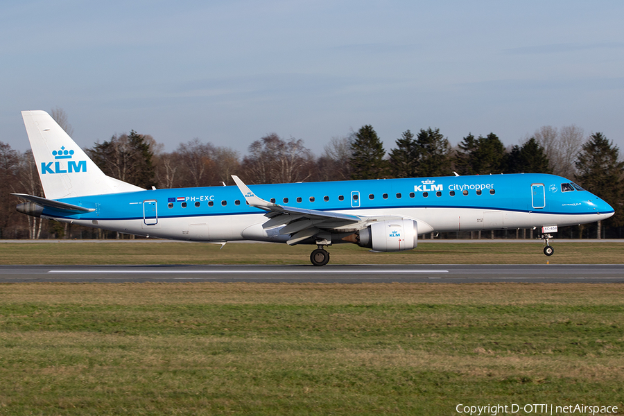 KLM Cityhopper Embraer ERJ-190STD (ERJ-190-100STD) (PH-EXC) | Photo 608402