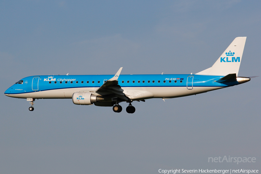 KLM Cityhopper Embraer ERJ-190STD (ERJ-190-100STD) (PH-EXD) | Photo 237716
