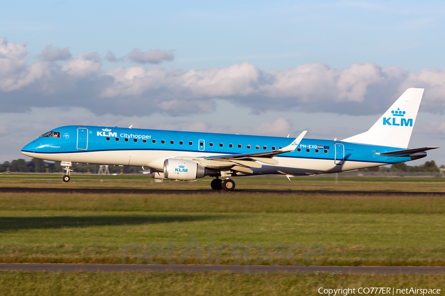 KLM Cityhopper Embraer ERJ-190STD (ERJ-190-100STD) (PH-EXD) | Photo 51634