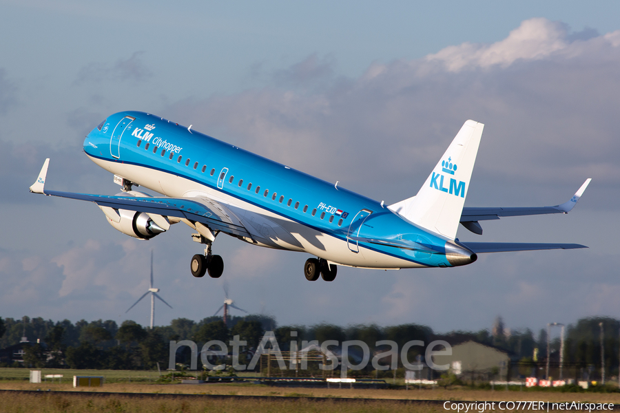 KLM Cityhopper Embraer ERJ-190STD (ERJ-190-100STD) (PH-EXD) | Photo 51635