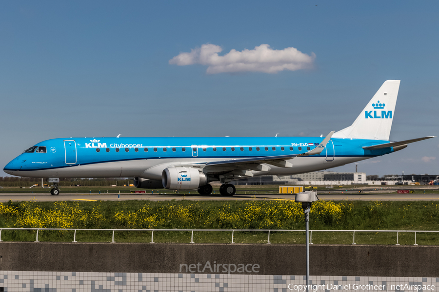 KLM Cityhopper Embraer ERJ-190STD (ERJ-190-100STD) (PH-EXD) | Photo 90894