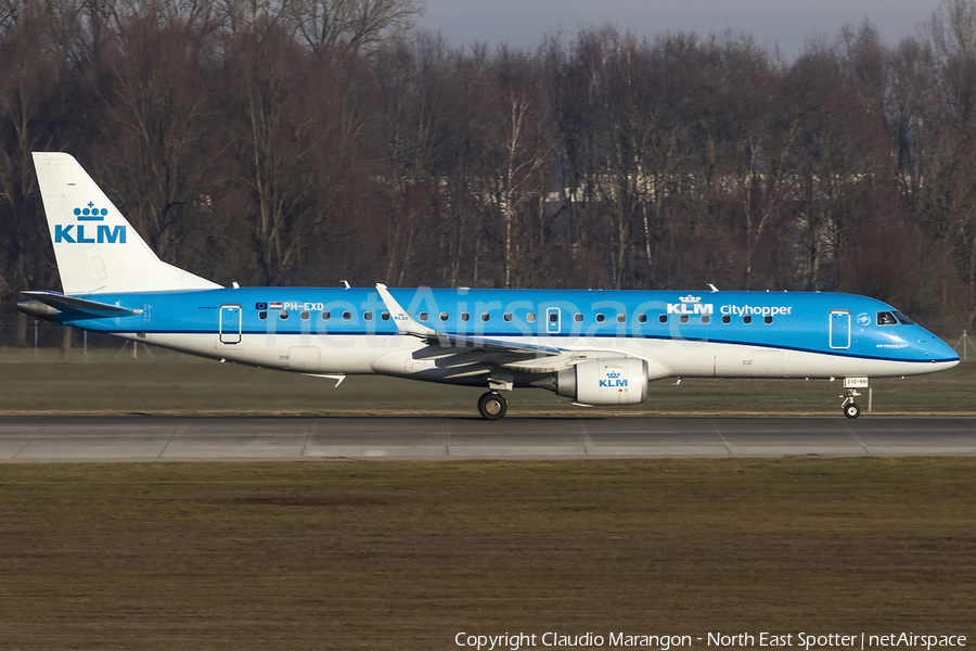 KLM Cityhopper Embraer ERJ-190STD (ERJ-190-100STD) (PH-EXD) | Photo 97321