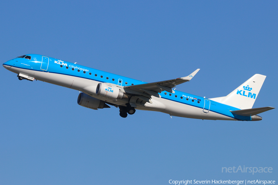 KLM Cityhopper Embraer ERJ-190STD (ERJ-190-100STD) (PH-EXD) | Photo 193424