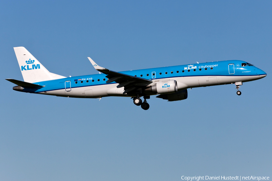 KLM Cityhopper Embraer ERJ-190STD (ERJ-190-100STD) (PH-EXD) | Photo 479469