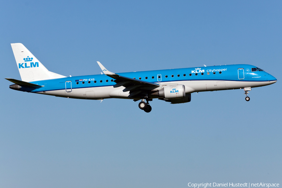 KLM Cityhopper Embraer ERJ-190STD (ERJ-190-100STD) (PH-EXD) | Photo 479950