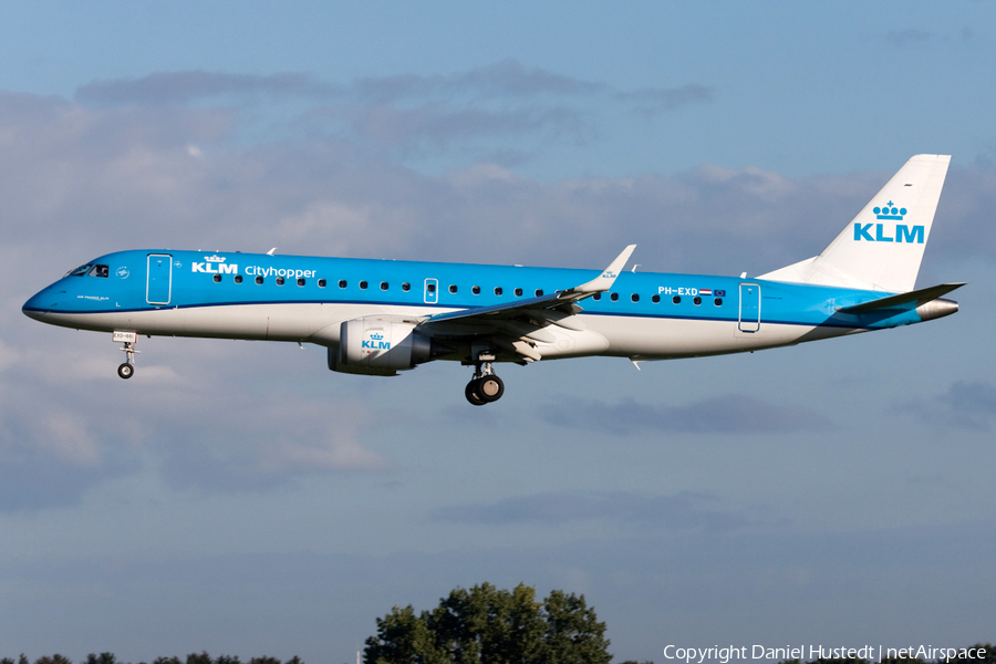 KLM Cityhopper Embraer ERJ-190STD (ERJ-190-100STD) (PH-EXD) | Photo 489241