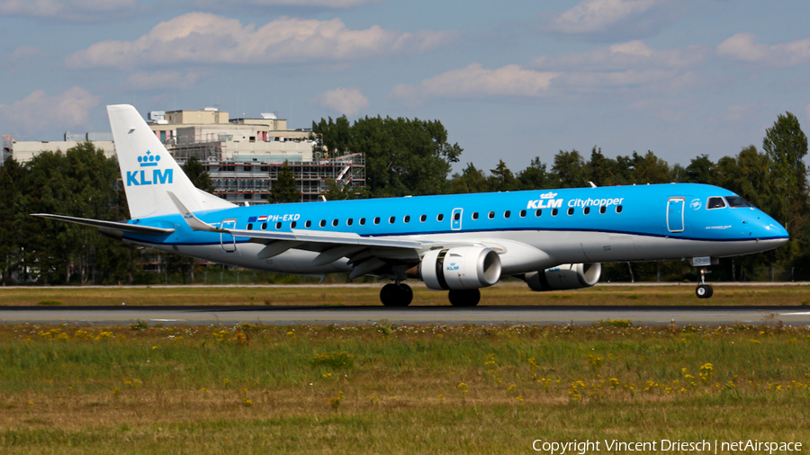 KLM Cityhopper Embraer ERJ-190STD (ERJ-190-100STD) (PH-EXD) | Photo 524740
