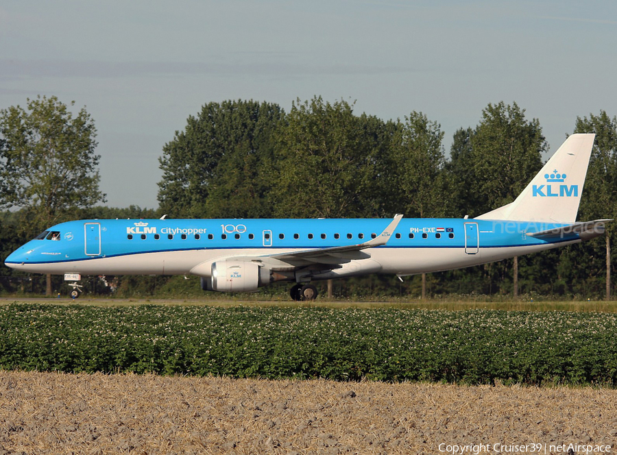 KLM Cityhopper Embraer ERJ-190STD (ERJ-190-100STD) (PH-EXE) | Photo 407824