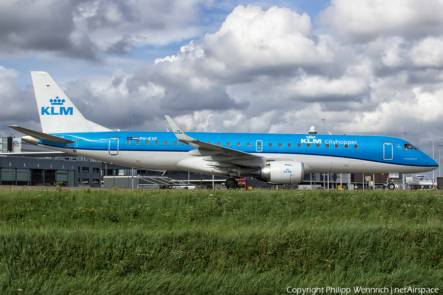 KLM Cityhopper Embraer ERJ-190STD (ERJ-190-100STD) (PH-EXF) | Photo 117662