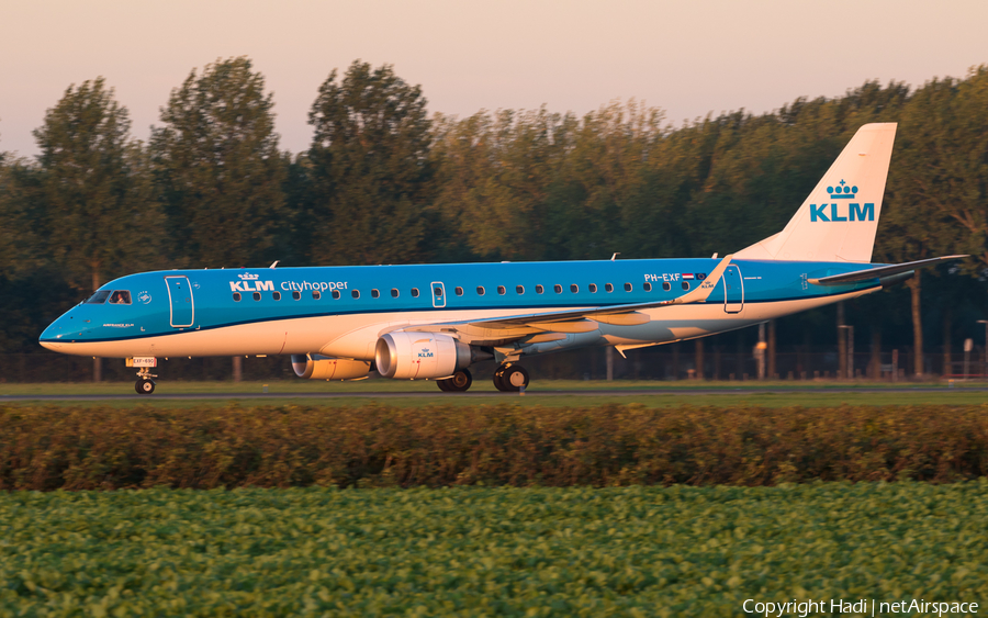 KLM Cityhopper Embraer ERJ-190STD (ERJ-190-100STD) (PH-EXF) | Photo 125277