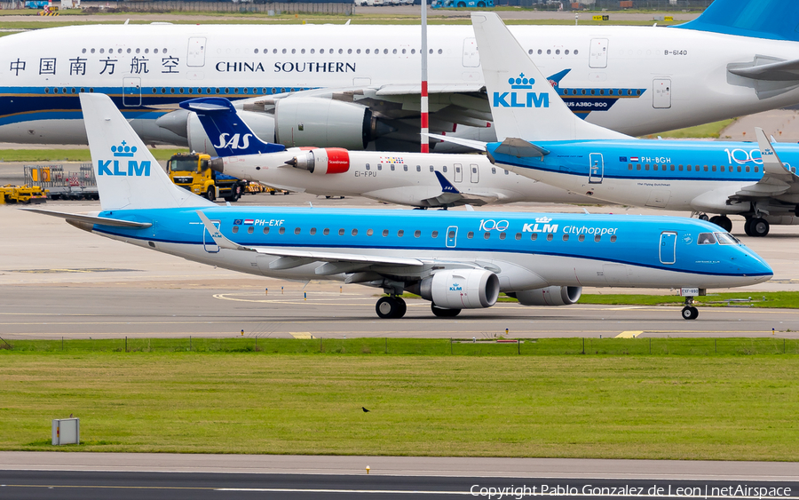 KLM Cityhopper Embraer ERJ-190STD (ERJ-190-100STD) (PH-EXF) | Photo 350078