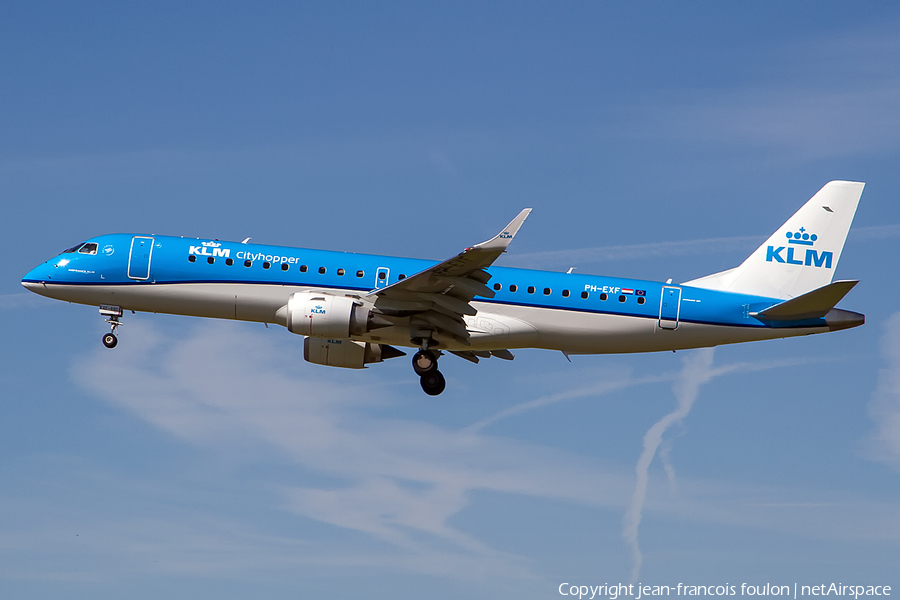 KLM Cityhopper Embraer ERJ-190STD (ERJ-190-100STD) (PH-EXF) | Photo 164843