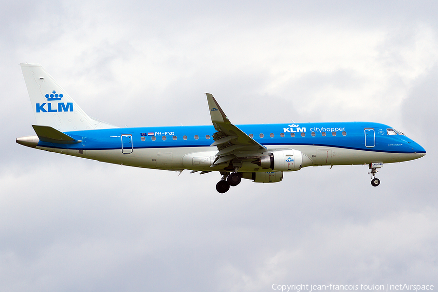 KLM Cityhopper Embraer ERJ-175STD (ERJ-170-200STD) (PH-EXG) | Photo 117614