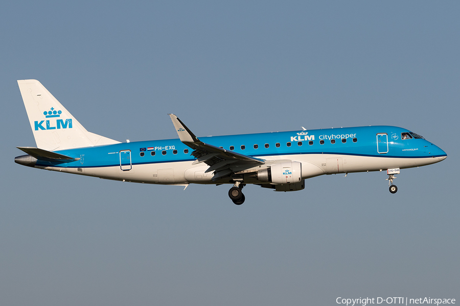 KLM Cityhopper Embraer ERJ-175STD (ERJ-170-200STD) (PH-EXG) | Photo 605340