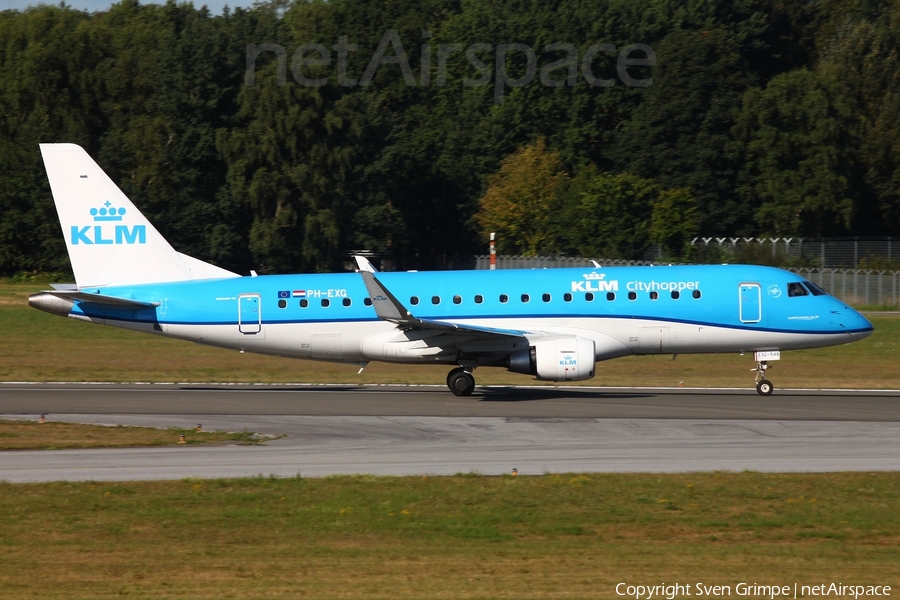 KLM Cityhopper Embraer ERJ-175STD (ERJ-170-200STD) (PH-EXG) | Photo 520532
