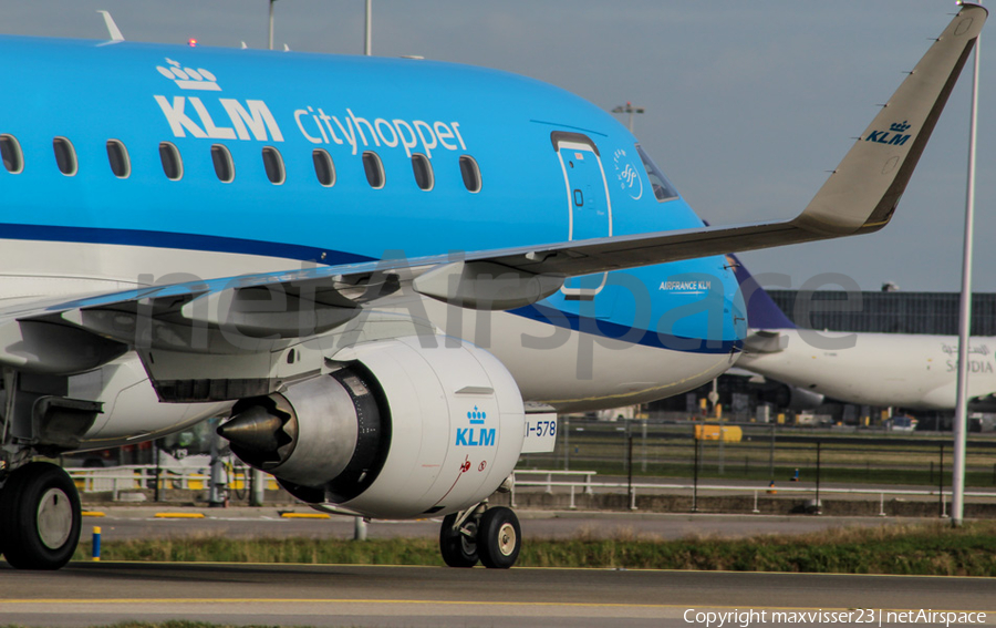 KLM Cityhopper Embraer ERJ-175STD (ERJ-170-200STD) (PH-EXI) | Photo 150674
