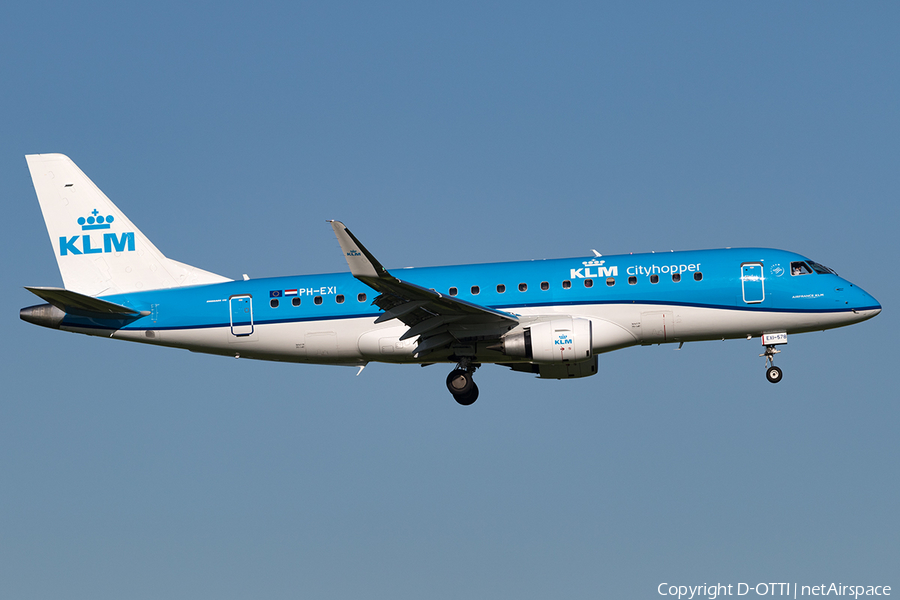KLM Cityhopper Embraer ERJ-175STD (ERJ-170-200STD) (PH-EXI) | Photo 165721