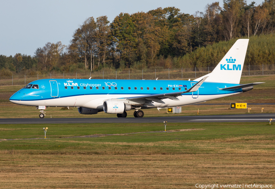 KLM Cityhopper Embraer ERJ-175STD (ERJ-170-200STD) (PH-EXI) | Photo 407415