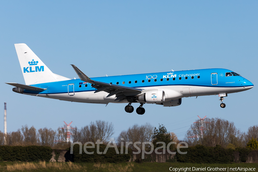 KLM Cityhopper Embraer ERJ-175STD (ERJ-170-200STD) (PH-EXJ) | Photo 378046