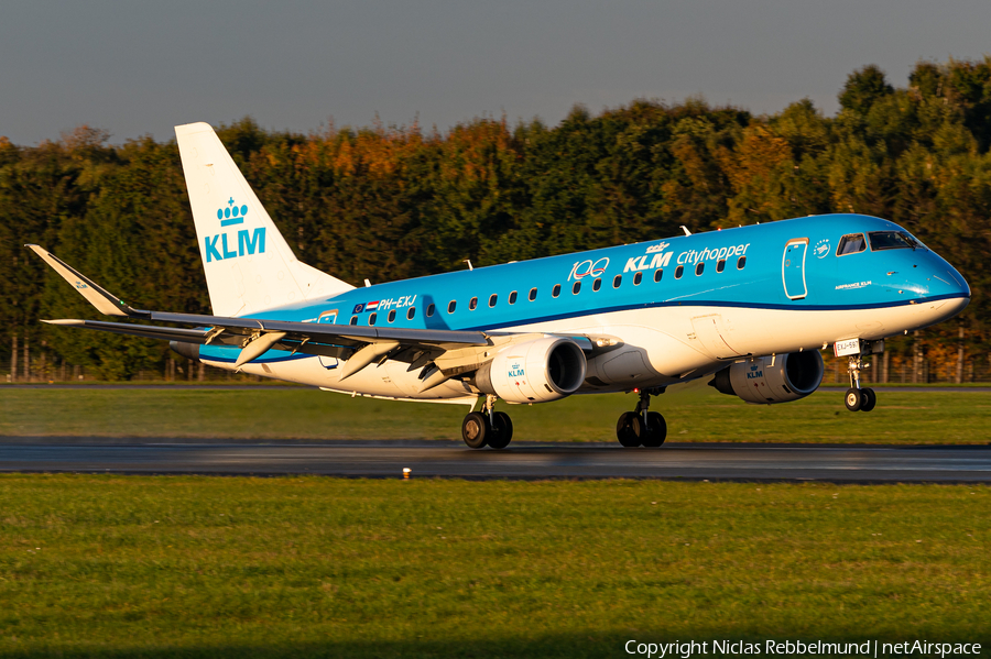 KLM Cityhopper Embraer ERJ-175STD (ERJ-170-200STD) (PH-EXJ) | Photo 407774