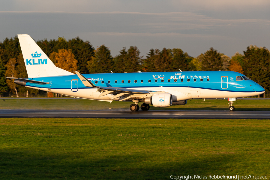 KLM Cityhopper Embraer ERJ-175STD (ERJ-170-200STD) (PH-EXJ) | Photo 407775