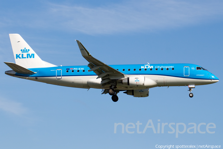 KLM Cityhopper Embraer ERJ-175LR (ERJ-170-200LR) (PH-EXK) | Photo 173551