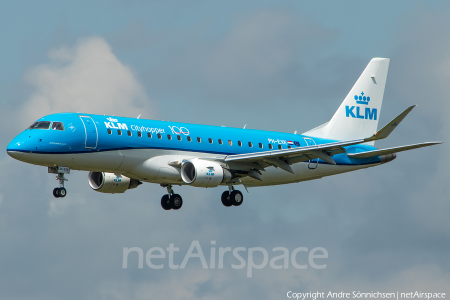 KLM Cityhopper Embraer ERJ-175LR (ERJ-170-200LR) (PH-EXK) | Photo 341268