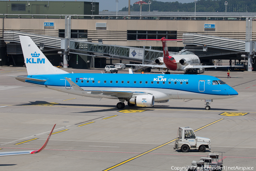 KLM Cityhopper Embraer ERJ-175LR (ERJ-170-200LR) (PH-EXK) | Photo 244228